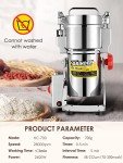 Electric 700g Grain Grinder Mill - 2400W High-Speed