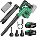 KIMO 2-in-1 Cordless Leaf Blower and Vacuum