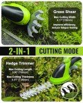WORKPRO 7.2V Cordless Grass Shear and Hedge Trimmer