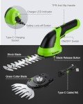 WORKPRO 7.2V Cordless Grass Shear and Hedge Trimmer