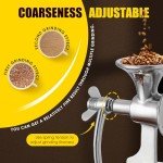 Stainless Steel Manual Grain Mill and Spice Grinder