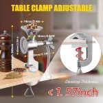 Stainless Steel Manual Grain Mill and Spice Grinder