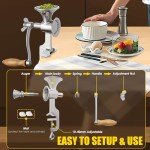 Stainless Steel Manual Grain Mill and Spice Grinder