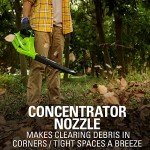 Greenworks 40V Lightweight Leaf Blower and Sweeper