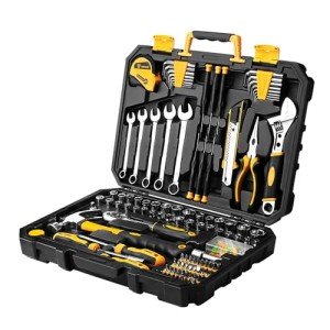 DEKO Home Tool Kit with Plastic Case