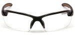Carhartt Spokane Clear Safety Glasses with Black Frame