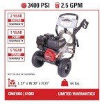 SIMPSON Clean Machine 3400 PSI Gas Pressure Washer