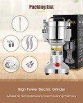 CGOLDENWALL Electric Grain Mill Grinder 300g