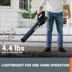 WORX 20V Cordless Leaf Blower with Battery and Charger