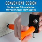 Hex Can Wrench with Ergonomic Handle and Sockets