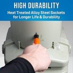 Hex Can Wrench with Ergonomic Handle and Sockets