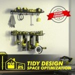 Amoowis Heavy-Duty Power Tool Organizer with Shelves