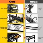 Power Tool Organizer with Charging Station & Wheels