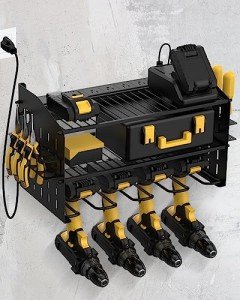 WellMall Power Tool Charging Station & Organizer
