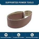 Aluminum Oxide Sanding Belts 2" x 36" (10 Pack)