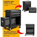 6-Drawer Rolling Tool Chest with Lockable Wheels