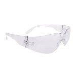 Radians Clear Scratch-Resistant Wraparound Safety Glasses