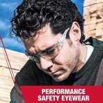 Radians Clear Scratch-Resistant Wraparound Safety Glasses