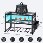 3-Layer Wall Mount Power Tool Organizer Holder