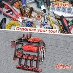 3-Layer Wall Mount Power Tool Organizer Holder