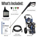 Westinghouse 2700 PSI Gas Pressure Washer with Nozzles