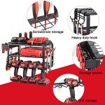 3-Layer Wall Mount Power Tool Organizer Holder