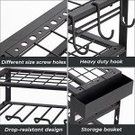 3-Layer Wall Mount Power Tool Organizer Holder