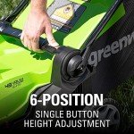 Greenworks 48V Cordless 17" Lawn Mower with Batteries