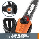 Worx 40V 14" Cordless Chainsaw with Auto-Tension