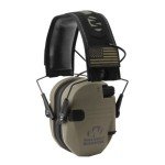 Walker’s Electronic Earmuffs with Patriot Patch