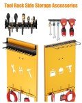 Rolling Power Tool Organizer with Wheels and Storage