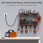 Modular Power Tool Organizer with Charging Station