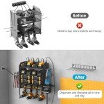 Modular Power Tool Organizer with Charging Station