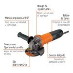 700W Professional 4-1/2" Angle Grinder