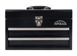 Apollo Tools 14-Inch Heavy-Duty Steel Tool Box