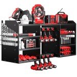 POKIPO Heavy Duty Power Tool Organizer Rack