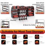 POKIPO Heavy Duty Power Tool Organizer Rack