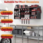 POKIPO Heavy Duty Power Tool Organizer Rack