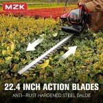 MZK 22.4" Cordless Hedge Trimmer with Battery