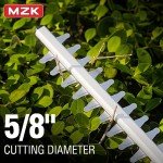 MZK 22.4" Cordless Hedge Trimmer with Battery
