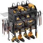 Modular Power Tool Organizer with Charging Station
