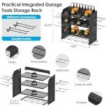 Modular Power Tool Organizer with Charging Station