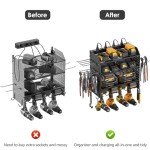 Modular Power Tool Organizer with Charging Station