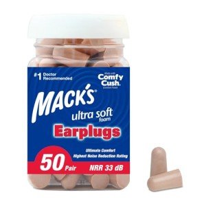 Mack's Ultra 50 Pairs Earplugs - Beige