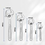 WORKPRO - 4-Piece Adjustable Wrench Set