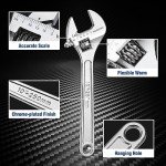 WORKPRO - 4-Piece Adjustable Wrench Set