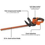 BLACK+DECKER 22-Inch Corded Hedge Trimmer