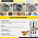 CGOLDENWALL High-Speed Electric Grain Grinder Mill