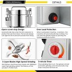 CGOLDENWALL High-Speed Electric Grain Grinder Mill