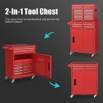 5-Drawer Rolling Tool Chest with Lockable Wheels